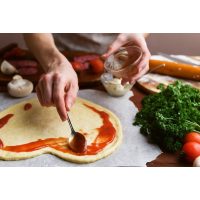 Single-Kochkurs Augsburg – Pizza-Herz