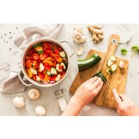 Veganer Kochkurs Augsburg – Gemüse schneiden