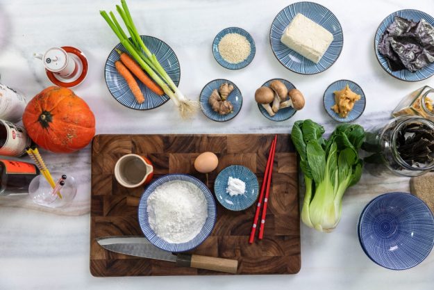 Online-Kochkurs – Zutaten Ramen-Suppe