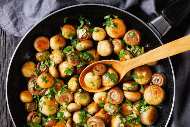 Vegetarischer Kochkurs Mannheim –  Pilze mit frischen Kräutern