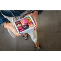 Macarons-Backkurs Augsburg – Macarons in Schachtel