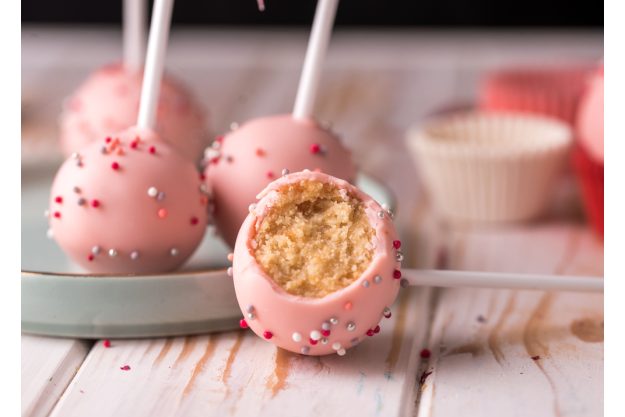 Online Backkurs  – rosa Cakepops