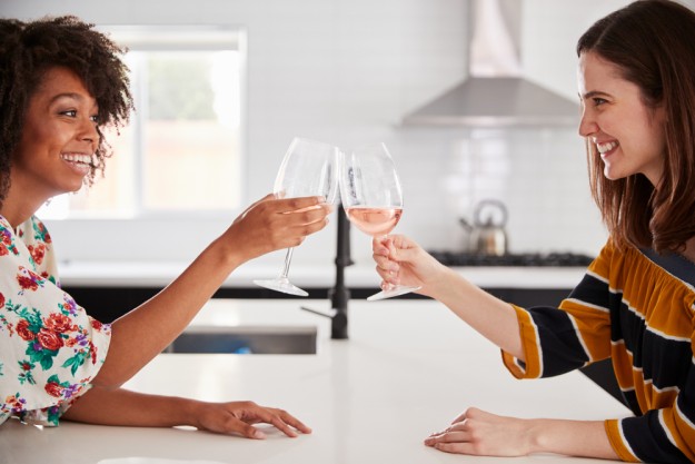 Weinprobe-Frankfurt pretty in pink