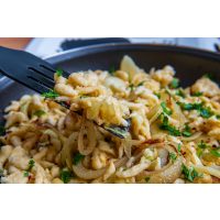 Online Kochkurs Schwäbisch – Spätzle mit Zwiebeln