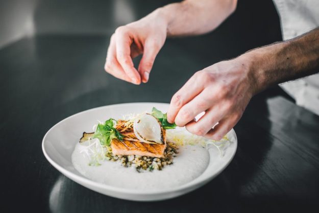 Fisch-Kochkurs Herten – Fisch anrichten