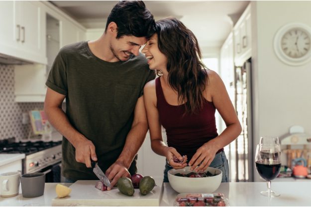 Paarkochkurs Herten – Paar kocht zusammen