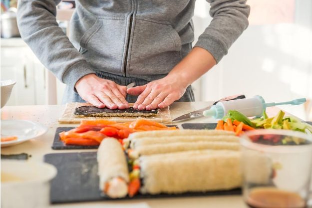 Sushi-Kurs Reken – Sushi rollen