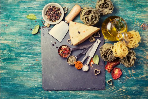 Firmenfeier mit Weinseminar in Ludwigsburg – Pasta mit Kaese, Gewuerzen und Oel