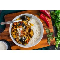 Veganer Kochkurs Herten – Aubergine und Kichererbsen