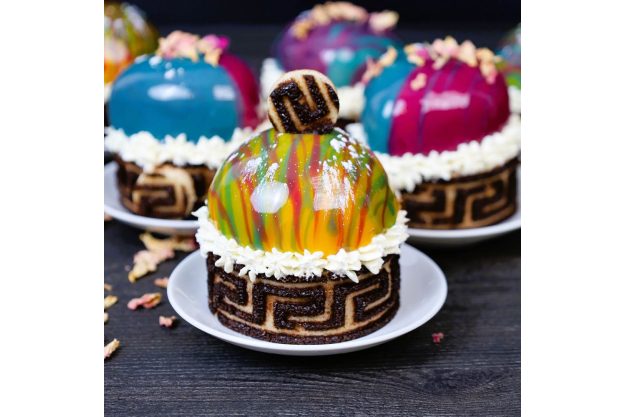 Mirror-Glaze-Törtchen
