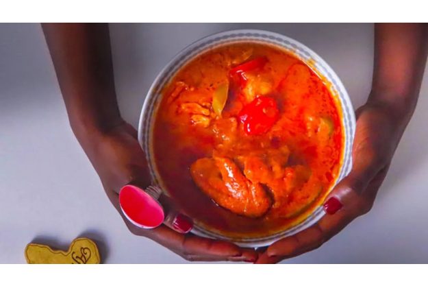 Kongolesischer Kochkurs: Fufu & Huhn in Erdnusssauce