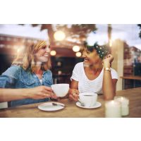 Barista-Kurs Berlin – Freundinnen trinken Kaffee