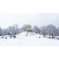 Kulinarisches Locationhopping München Schwabing: Monopteros im Winter