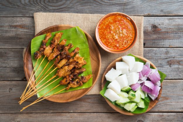 asiatischer-kochkurs-berlin Satay-Spieße