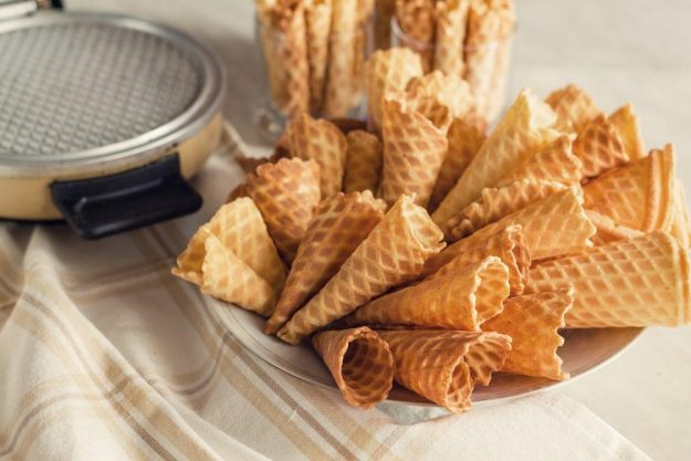 Eiscreme-Kurs Berlin – selbstgebackene Waffelhörnchen