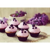 Cupcake-Kurs Berlin-Mahlow – lila Cupcakes
