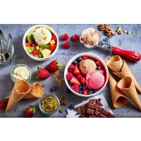 Eiscreme-Kurs Berlin – Eis mit Beeren und knusprigen Waffeln