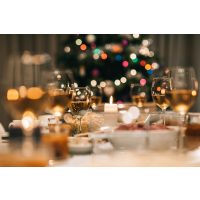 Weihnachtlicher Kochkurs Berlin - weihnachtlich gedeckte Tafel