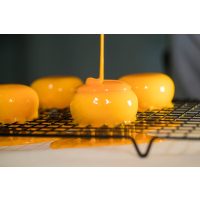 Tortenkurs Berlin – Mango Mirror Glaze Törtchen