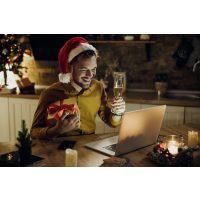 Virtuelle Weihnachtsfeier Online mit Tasting