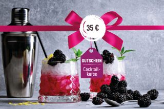 Cocktailkurs-Gutschein Cocktailkurs-Gutschein 35€