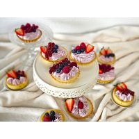 Litschi-Waldbeeren Tartelettes