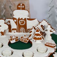 Lebkuchen-Adventskranz