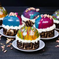 Mirror-Glaze-Törtchen