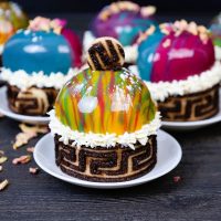 Mirror-Glaze-Törtchen