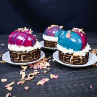 Mirror-Glaze-Törtchen