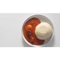 Kongolesischer Kochkurs: Fufu & Huhn in Erdnusssauce