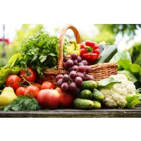 Vegetarischer Kochkurs Stuttgart - knackiger Obst und Gemüsekorb