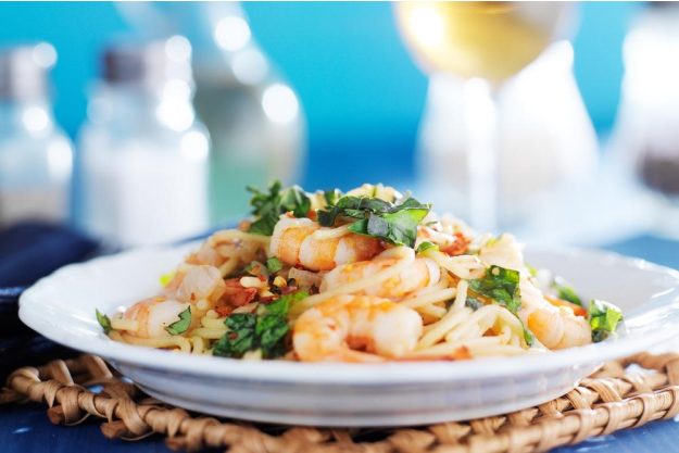 italienischer Kochkurs Stuttgart - Spaghetti mit Scampi