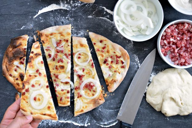 Online Kochkurs – leckerer Flammkuchen