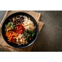 Kochkurs online at Home vegetarisch Bibimbap