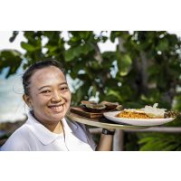 Online Kochkurs Bali es wird serviert