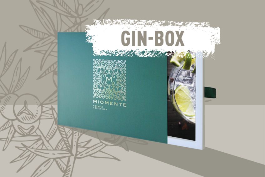Gin-Tasting-Gutschein  Miomente GIN-Box