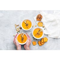 Vegetarischer Kochkurs Dresden – Süßkartoffelsuppe