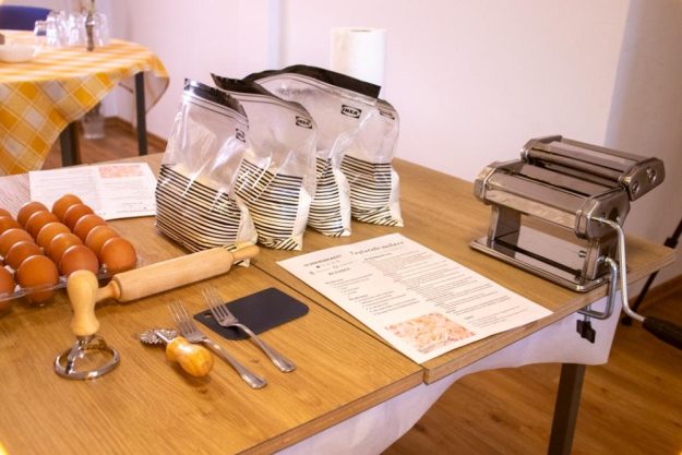 Pasta-Kurs Nürnberg – Arbeitsplatz