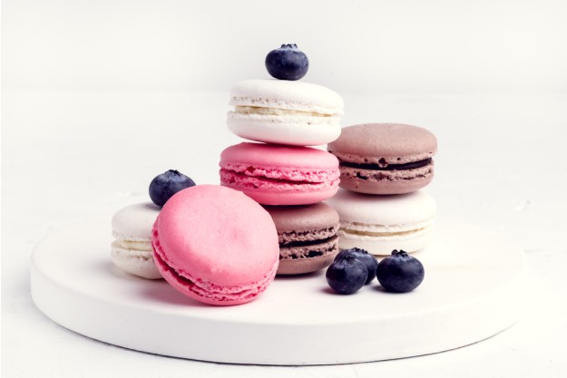 Macarons-Backkurs Augsburg – Macarons in Schachtel