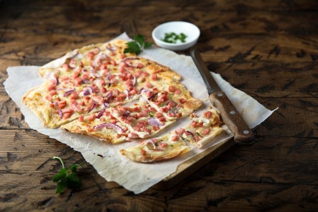 Online Kochkurs – frischer Flammkuchen