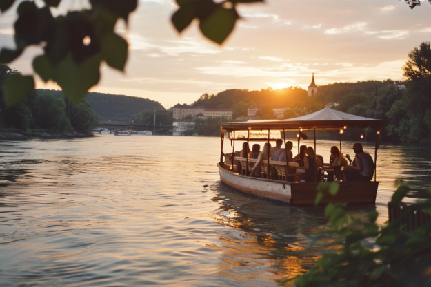 Weinprobe Regensburg auf Schiff Donau