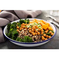 Bowl mit Kichererbsen