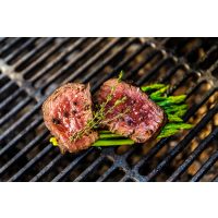 Grillkurs Wuppertal – rosa gebratenes Steak mit Spargel