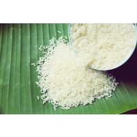 Kulinarische Reise nach Fernost – Reisschüssel auf Bananenblatt