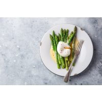 Saucen-Kochkurs Stuttgart - grüner Spargel mit Sauce 