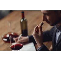 Weinseminar Frankfurt: am Korken schnuppern