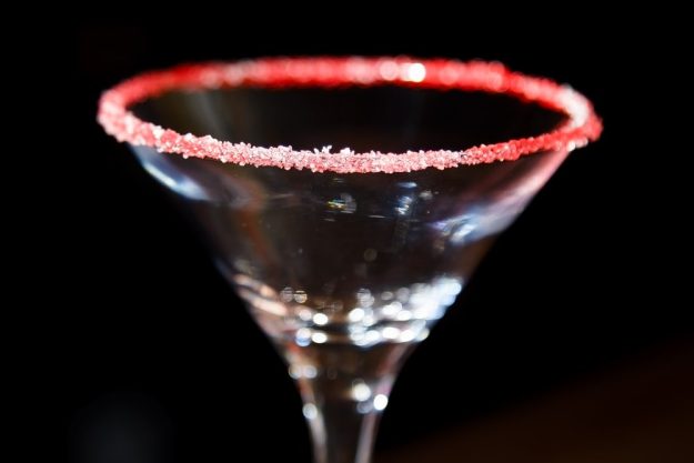 Cocktailkurs München – Martiniglas mit Zuckerrand