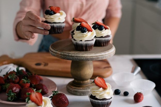 Cupcake-Backkurs München – Beeren Cupcakes