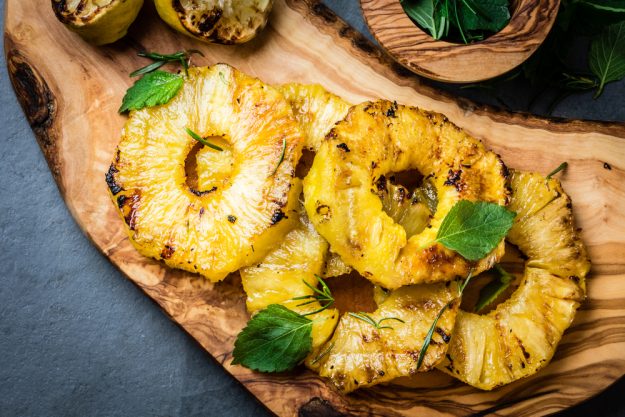 Grillkurs München – gegrillte Ananas